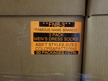 FAMOUS NAME BRANDS 3 PACK MEN'S DRESS SOCKS STYLE FNB-3