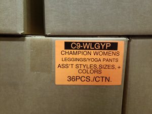 CHAMPION WOMENS LEGGINGS/YOGA PANTS STYLE C9-WLGYP