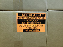 MENS STAFFORD/C&B 4PK WOVEN BOXER SHORTS STYLE MSTAF/CB-4