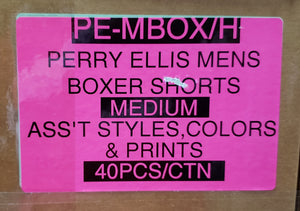 PERRY ELLIS MENS BOXER SHORTS STYLE PE-MBOX/H