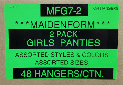 MAIDENFORM GIRLS PANTIES STYLE MFG-7 – Atlantic Wholesale