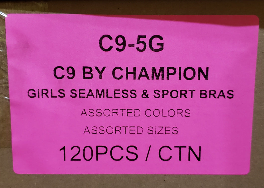 C9 BY CHAMPION GIRLS SEAMLESS & SPORT BRAS Style C9-5G