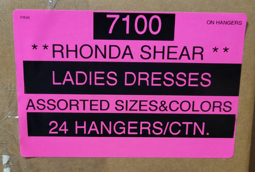 RHONDA SHEAR LADIES DRESSES STYLE 7100