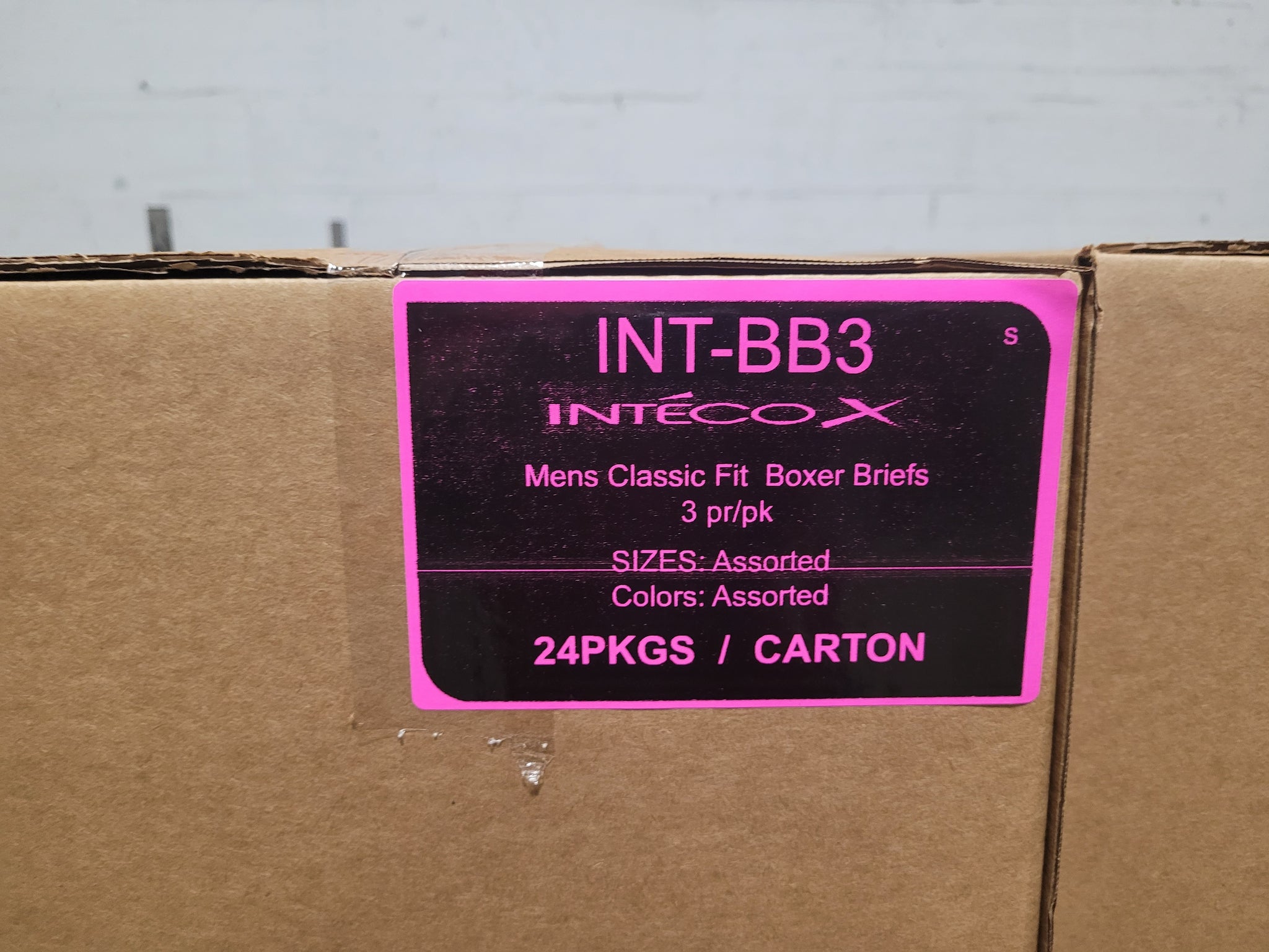 INTECOX MENS CLASSIC FIT BOXER BRIEFS 3PR/PK STYLE INT-BB3 – Atlantic  Wholesale