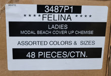 FELINA LADIES MODAL BEACH COVER UP CHEMISE STYLE 3487P1