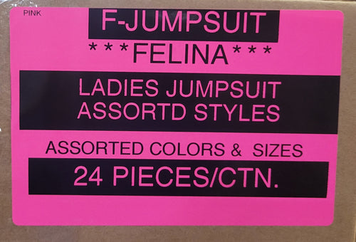 FELINA LADIES JUMPSUIT STYLE F-JUMPSUIT