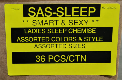 SMART & SEXY LADIES SLEEP CHEMISE STYLE SAS-SLEEP