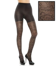 Assets Red Hot Label by Spanx : Floral Textured Shaping Tights Style 1101