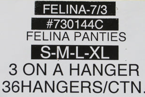 FELINA PANTIES 3 ON A HANGER STYLE FELINA-7/3