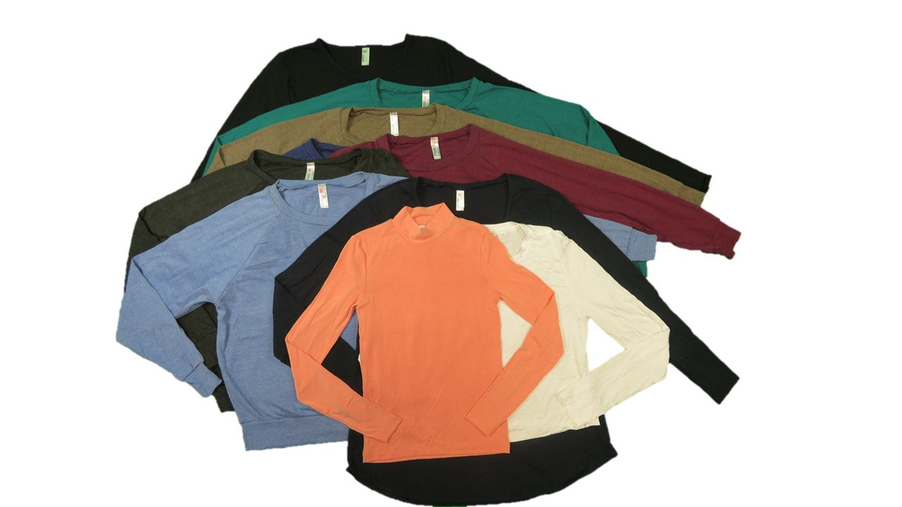 AMERICAN APPAREL WOMEN'S L/S T-SHIRTS STYLE AMER APP-WOMENS L/S T-SHIRTS