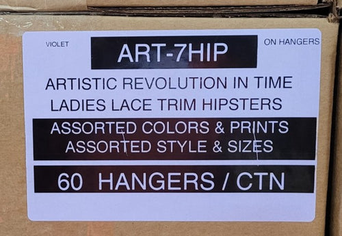 ARTISTIC REVOLUTION IN TIME LADIES LACE TRIM HIPSTERS STYLE ART-7HIP