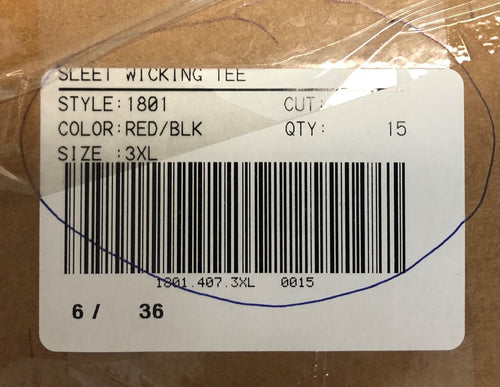 AUGUSTA SLEET WICKING S/S TEE STYLE 1801