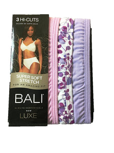 Bali Luxe Ladies Hi-Cut Panties Style V883-3