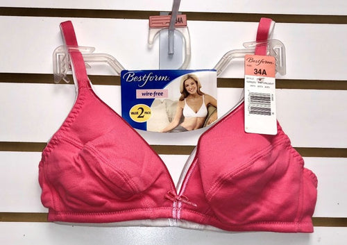 Bestform Cotton Wire Free 2 pack Bra Style 0976