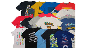 GAP BIG BOYS SHIRT CREW NECK S/S PRINT 100% COTTON Style BGA3001S