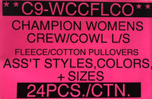 CHAMPION WOMENS CREW/COWL FLEECE/COTTON L/S PULLOVERS STYLE C9-WCCFLCO