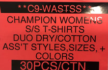 CHAMPION WOMENS S/S TSHIRTS DUO DRY/COTTON STYLE C9-WASTSS
