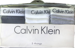 CALVIN KLEIN 3 Thongs STYLE QD3587