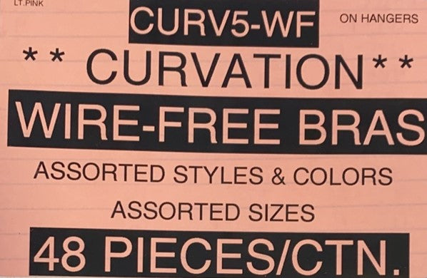 CURVATION WIRE-FREE BRAS STYLE CURV5-WF – Atlantic Wholesale