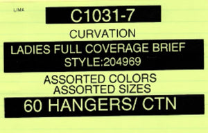 CURVATION LADIES FULL COVERAGE BRIEF STYLE C1031-7 (204969)