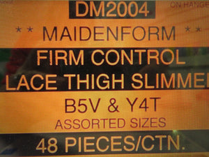 MAIDENFORM FIRM CONTROL LACE THIGH SLIMMER Style DM2004