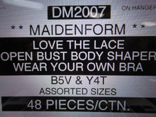MAIDENFORM LOVE THE LACE OPEN BUST BODY SHAPER WEAR YOUR OWN BRA Style DM2007