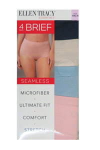 Ellen Tracy Seamless Microfiber Full Briefs Style 514540