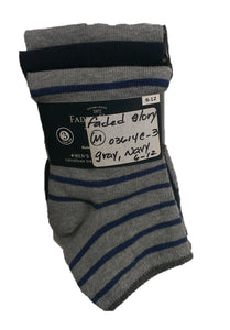 Mens Quarter Socks Style 3614C-3