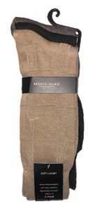 FAMOUS NAME BRANDS 3 PACK MEN'S DRESS SOCKS STYLE FNB-3