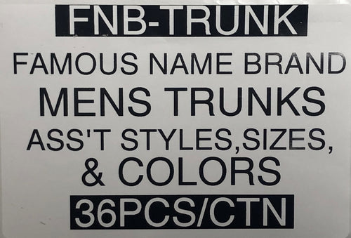 FAMOUS NAME BRANDS MENS TRUNKS STYLE FNB-TRUNK