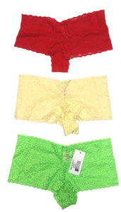 FAMOUS BRAND 3 PK LADIES CHEEKY PANTIES STYLE RW19J083-3