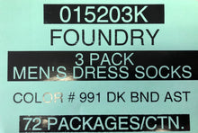 THE FOUNDRY SUPPLY CO. 3PK MENS DRESS SOCKS STYLES 015203k