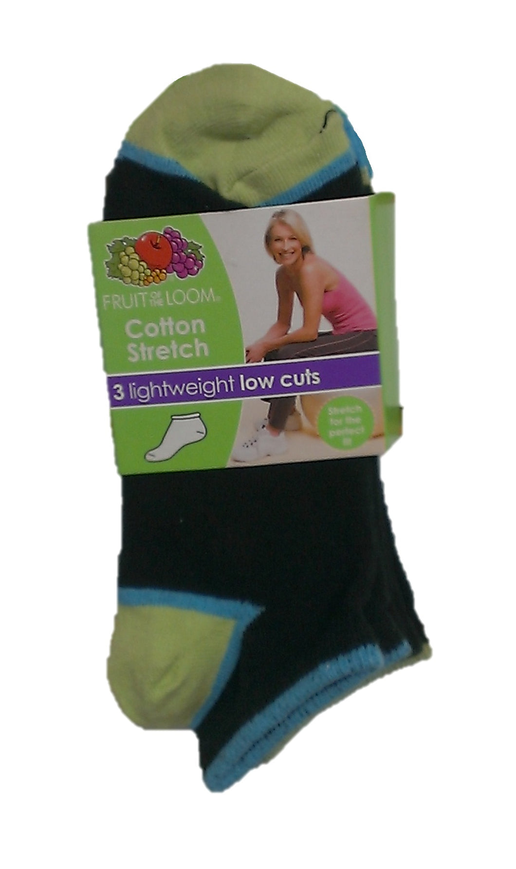 Ladies Lowcut Socks Style 6036-3