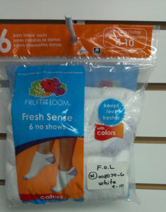 Renfro Ladies No Show Socks Style 8070-6