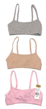 Fruit Of The Loom Girls Cotton Stretch Sport Bras 3 on a hanger Style 94021-3