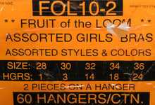 Fruit Of The Loom Assorted Girls Bras Style FOL10-2