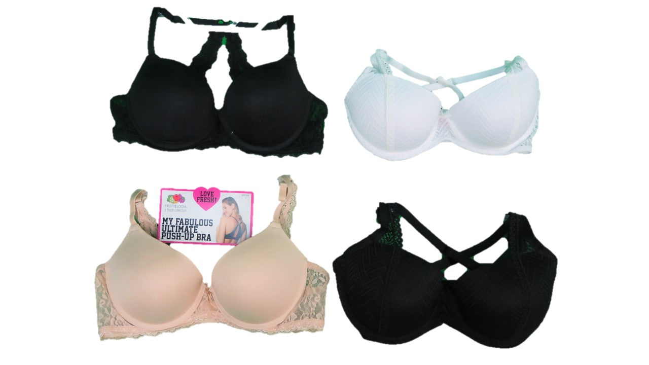 Fruit Of The Loom Ultimate Push Up Bras Style FT484/FT679 – Atlantic  Wholesale
