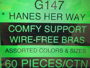 HANES HER WAY COMFY SUPPORT WIRE-FREE BRAS Style G147