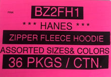 HANES ZIPPER FLEECE HOODIE STYLE BZ2FH1