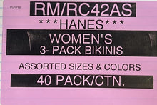 HANES WOMEN'S 3 PACK BIKINIS STYLE RM/RC42AS
