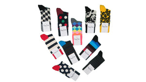 HAPPY SOCKS MEN'S COMBED COTTON SOCKS Style HS-MS