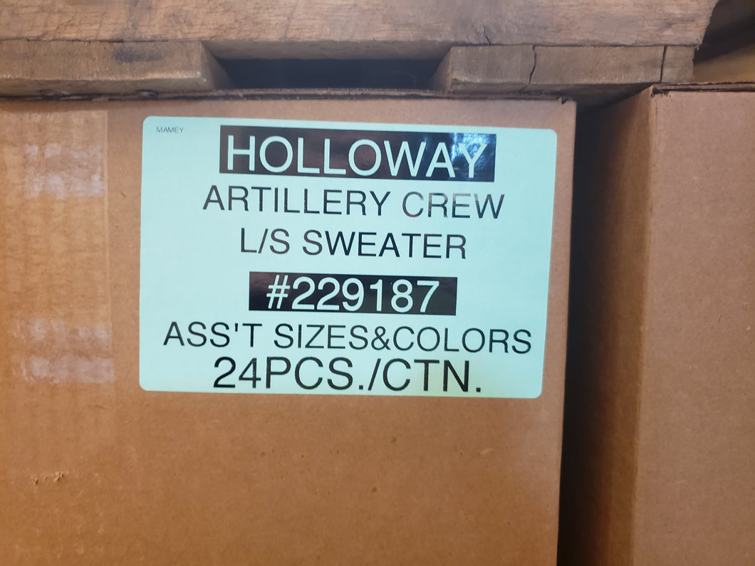 HOLLOWAY ARTILLERY CREW L/S SWEATER #229187
