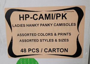 HANKY PANKY LADIES CAMISOLES STYLE HP-CAMI/PK