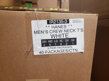 Hanes Men's White Crew Neck T/S 3/Pack Slightly Imperfect Style IR2135