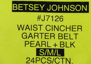 BETSEY JOHNSON WAIST CINCHER GARTER BELT STYLE J7126