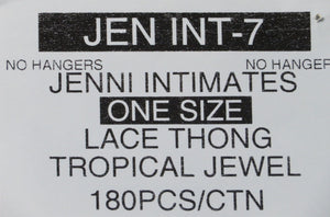 JENNI INTIMATES LACE THONG Style JEN INT-7