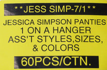 JESSICA SIMPSON PANTIES 1 ON A HANGER Style JESS SIMP-7/1