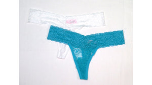 JEZEBEL LACE THONG #J5193S 2 ON A HANGER STYLE JEZ-7/2