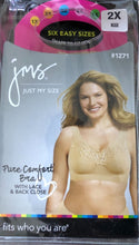 Just My Size Bra Pure Comfort with Lace and Back close STYLE 127T/1271