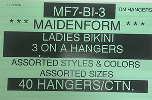 MAIDENFORM LADIES BIKINI STYLE MF7-BI-3